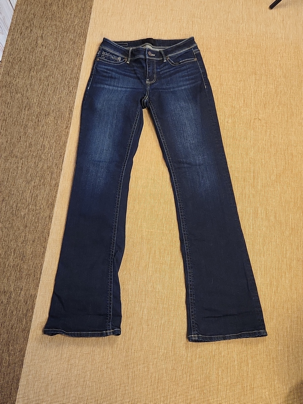 27x34 Buckle Black Dark Blue Women's Jeans Fit No 53